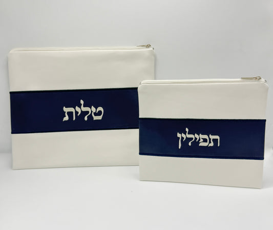 סט כיסויים לטלית ולתפילין דגם נצח